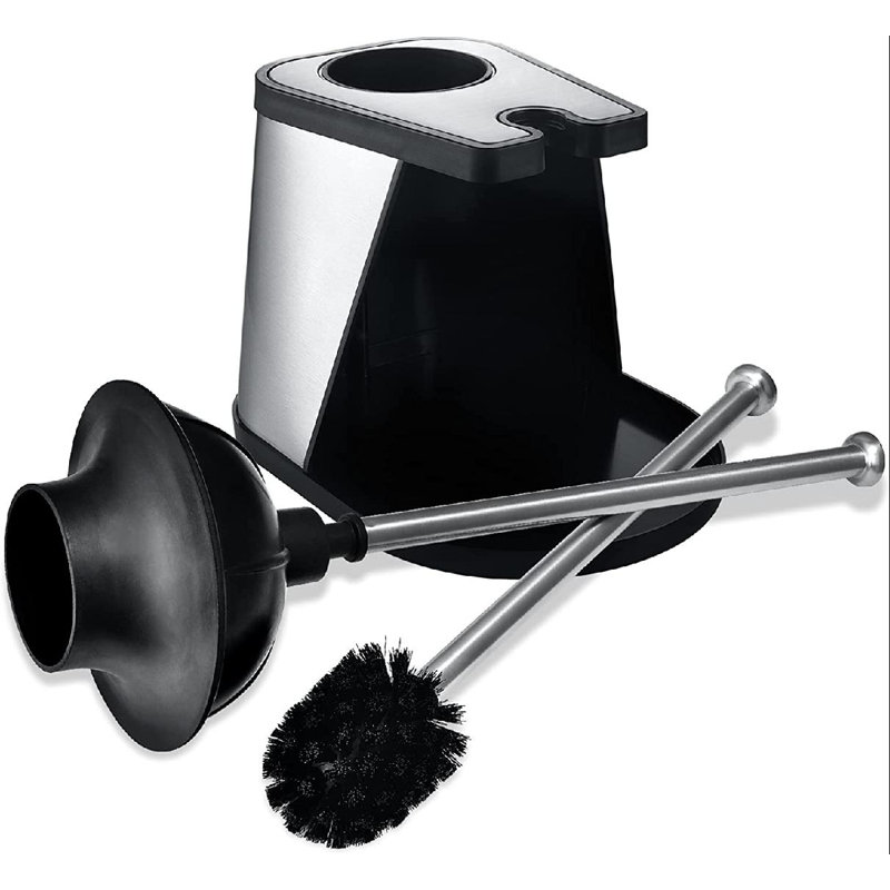 mingbaoge Toilet PlungerBowl Brush Combo For Bathroom Cleaning